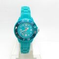 Ice Watch Damen Quarz Armband Uhr Silikon Gehäuse Silikonarmband Blau 300383