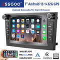 7" Android 13 Carplay Autoradio GPS Navi RDS Für Opel Astra H G Vectra Corsa C D