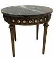 Antiker Prunvoller Tisch Louis XVI Beistelltisch Marmorplatte Rokoko Nachlass
