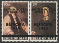 45305 - CINDERELLA - KALB OF MAN EUROPA GEMÄLDE entschieden sich für 1971 POSTSTREIK