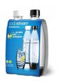 Sodastream Wasser Zu-/Aufbereiter-Zubehör Duopack PET-Flasche Fuse Schwarz-Weiss