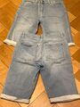 FIT-Z - Jako-o Jungen 2 x Sweat-Shorts Shorts kurze Hose 02 Jeans-Optik Gr. 182