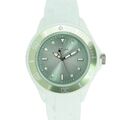 s.oliver Damen Uhr Armbanduhr weiß hellgrün metallic SO-2700 NEU