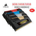 Corsair Pro Series 32GB 16GB 8GB 4GB DDR3 OC 2400MHz PC3-19200U Memory RAM DE