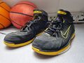 Nike Air Zoom Huarache 2K4 Black Yellow US10,5 44,5 Kobe Bryant LA Lakers Basket