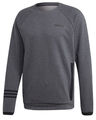 Adidas Essentials MO Crew Sweatshirt Herren Pullover Baumwolle French Terry Grau