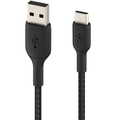 Kabel Belkin Boost Charge Braided USB-C für USB-A 3m, Datenkabel, Schnellkabel
