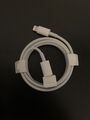 Original Apple Lightning auf USB-C Ladekabel  1 Meter Weiß 