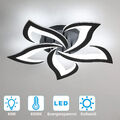 60W Acryl Modern LED Deckenleuchte Kaltweiß Blume Deckenlampe Wohnzimmer