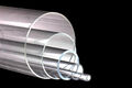 Acrylglas Rohr glasklar /  DM: 5 bis 300mm / Länge: 500 + 1000mm - Acrylrohr