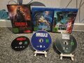 Godzilla I + II King of the Monsters + vs. Kong DVD/Blu Ray Sammlung Getestet 