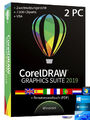 Corel Draw Graphics Suite 2019 Vollversion 2 PC Windows Dauerlizenz NEU