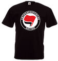ANTIFASCHISTISCHE AKTION T-Shirt, schwarz