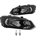 Halogen Scheinwerfer Set für VW Polo 6R_ 06.09-> H4 mit Motor inkl. Lampen