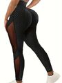 Damen Gym Sport Leggins Push Up Yoga Hose Leggings Fitness Sporthose sexy P/612