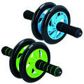 Bauchtrainer Bauchmuskeltrainer Fitness Doppel Roller Radrolle AB Wheel Dunlop 