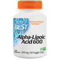 DOCTOR'S BEST, ALPHA-LIPOIC ACID Alpha-Liponsäure 600mg 60 Kapseln SUPER PREIS