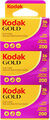Kodak Gold 200 135-36 Fotografischer Film - 3er Pack