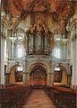 Alte Postkarte - Trier - St. Paulin - Blick auf die Orgel