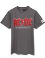 AC/DC T-Shirt Kinder Mädchen Jungen Let There Be Rock Charcoal Album Band Top