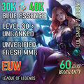 EUW | League of Legends Smurf 30K - 40K BE Level 30 Unranked 🚀 Instant Send