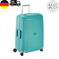 Samsonite S'Cure - Spinner M suitcase 69cm 79L 4 wheels TSA lock blue aqua blue