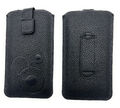 Handy Tasche schwarz für Emporia SIMPLICITY glam - Schutz Hülle Gürtel Etui Case