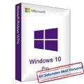 Windows 10 Pro Vollversion 32/64 bit Aktivierungsschlüssel Key Win 10