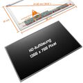 15,6" LED Display matt passend für Toshiba Satellite L650-1N8 WXGA HD 1366x768