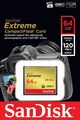 SanDisk Extreme 64GB CF UDMA7 CompactFlash Speicherkarte - 120 MB/s - UK