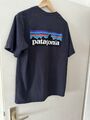 Patagonia T-Shirt Blau Print M Herren Unisex Wandern North 