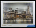 Skyline von New York Manhattan bei Nacht  Clementoni Puzzle 1000 Teile 69x50 cm