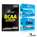 BCAA AMINO ACIDS + TRIBUSTERON + ZMA - Dietary Supplements Testosterone Booster