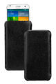 Design Ledertasche schwarz für HTC One X9 Etui Schutz Hülle Tasche Case black