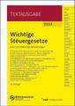 Wichtige Steuergesetze | mit Durchführungsverordnungen | Deutsch | Bundle | 2024