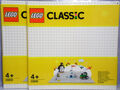 LEGO Classic Creator 2 x 11010 Bauplatte weiß Grund-Platte 25x25 cm 32 Nopp NEU 