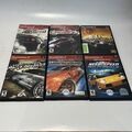 Need for Speed Lot of 6 (PS2 PlayStation 2) CIB Underground Most Wanted Carbon