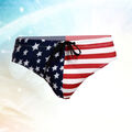  Badeshorts Für Herren Amerikanische Flagge Blaue Schwimmhose USA Strand