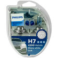 Philips WhiteVision Ultra H1 H4 H7 W5W Halogen Glühbirnen Autolamopen 55W 12V