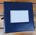 Foto Album Blau 22 x 22,5 x 5 cm mit Elfen Stickern