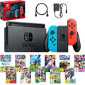 Nintendo Switch Konsole mit Joy-Con Top Spiele 🎮👾🕹️1a