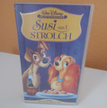 Walt Disney Meisterwerke - VHS Video Kassette - Susi und Strolch - FSK 0