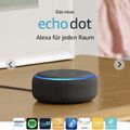 Amazon Echo Dot 3. Generation Anthrazit Sprachgesteuerter Lautsprecher mit Alexa
