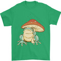 T-Shirt A Frog Under a Toadstool Regenschirm Kröte Herren Baumwolle Gildan