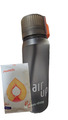 Air up Starter-Set  Trinkflasche BPA-frei Anthrazit 650 ml + Pods Pfirsich