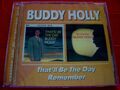Buddy Holly That'll Be The Day/Remember 2on1 CD NEU VERSIEGELT Peggy Sue hat geheiratet