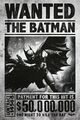 Batman Arkham Origins Poster Batman Wanted 50.000.000$ 61 x 91,5 cm Wanddeko 