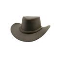 CALGARY Outdoor Western Lederhut Australien Cowboy Lederhüte Reiterhut Unisex 