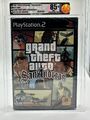 VGA GTA SAN ANDREAS  85+Rating Near Mint + PS2Sony Playstation 2 Grand Theft ✅