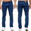 Herren  Jeans Slim Fit Regular Stretch Jeanshose Übergröße Hosen Six-Jeans GA